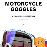 Retro Bicycles Goggles Ski Glasses Sunglasses ATV Goggles Non-slip Belt AntiUV Cafe Racer Chopper Cycling Racing Free shipping