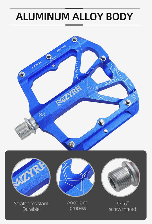 3 Sealed Bearing Bike Pedals Ultralight Pedal Anti-slip CNC BMX MTB Road Bike Pedal Outdoor Cycling Mountain Bicycle Pedals