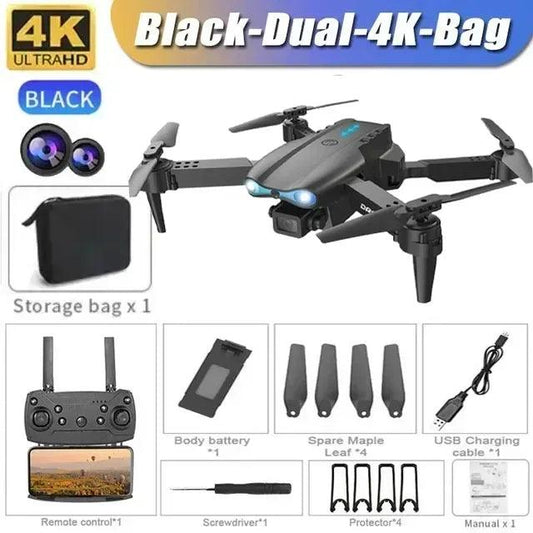 E99 Pro Drone Quadcopter Remote Control Handle Four Axis Aircraft HD 6K Photography UAV Altitude Fixation Helicopter Toys - MANDOTOS