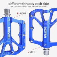 3 Sealed Bearing Bike Pedals Ultralight Pedal Anti-slip CNC BMX MTB Road Bike Pedal Outdoor Cycling Mountain Bicycle Pedals