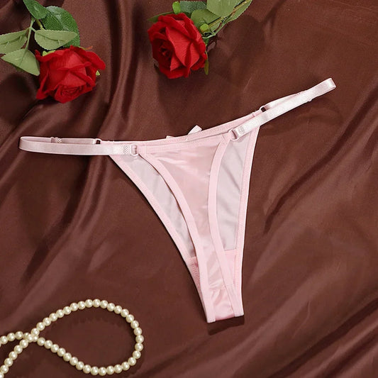 Ice Silk Panties Women Lingerie Underwear Low Waist Seamless Quick-drying Skin-friendly Breathable Briefs Women Intimates Brief