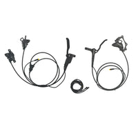 Hydraulic Disc Brake Kits with Front Dual Brake Calipers and Parking Button for Electric Bicycle Tricycle