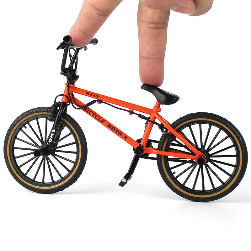 New 1:8 Mini Alloy Racing Bicycle Diecast Model Metal Mountain Bike Pocket Portable Simulation Collection Gift Toy For Childrens