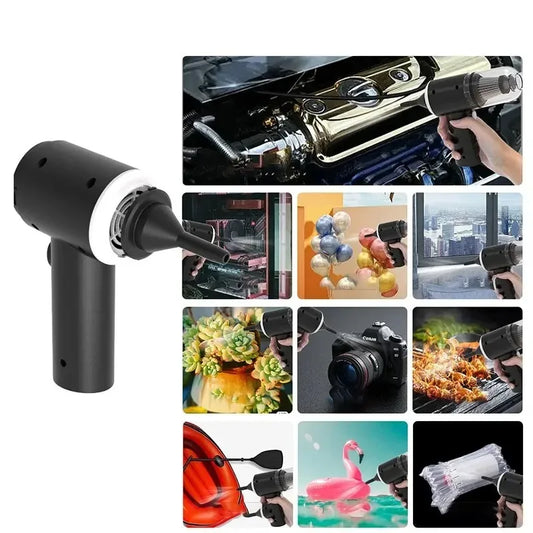 9000Pa Wireless Car Vacuum Cleaner USB Charging 1200mAh Portable Cleaning Appliance Mini Wet and Dry Vacuum Cleaner Household - MANDOTOS