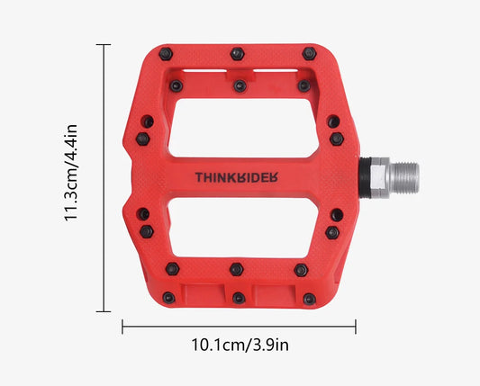 ThinkRider Flat Bike Pedals MTB Road 3 Sealed Bearings Bicycle Pedals Mountain Pedals Wide Platform Bicicleta Accessories