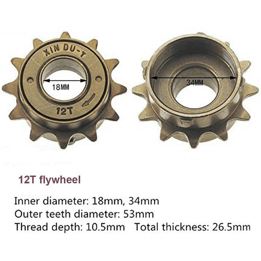 Electric Bike 34MM Freewheel Sprocket - Durable Steel for Effortless Cycling - MANDOTOS