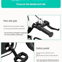 Children's Bicycles for Boys Aged 3-10 Years Old Children Girls Children's Bicycles with Flashing Auxiliary Wheels