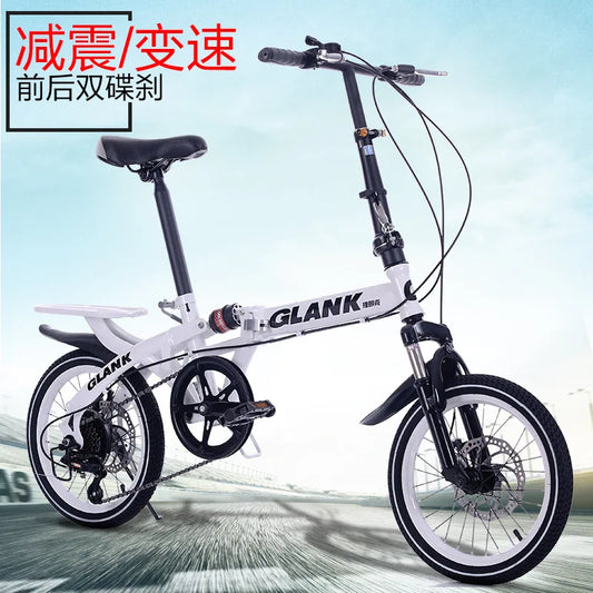 Student bicycles, variable speed disc brakes, mini bicycles, adult driving vehicles, folding shock absorption bicycles