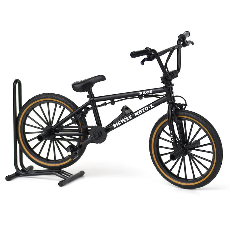 New 1:8 Mini Alloy Racing Bicycle Diecast Model Metal Mountain Bike Pocket Portable Simulation Collection Gift Toy For Childrens