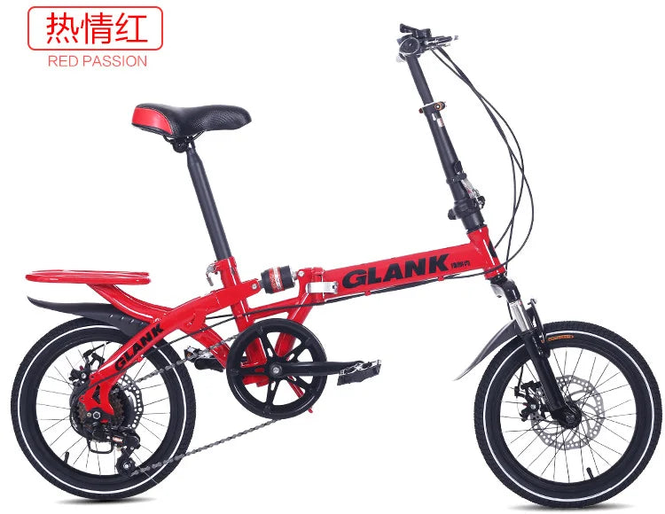 Student bicycles, variable speed disc brakes, mini bicycles, adult driving vehicles, folding shock absorption bicycles