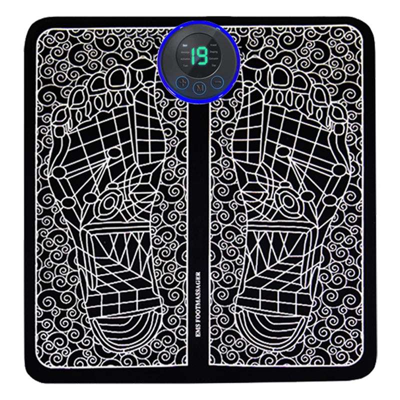 Electric Foot Massager Pad Muscle Massage Relaxation Trainer For Massage Fitness Outdoor Sport Home Family Relax - MANDOTOS