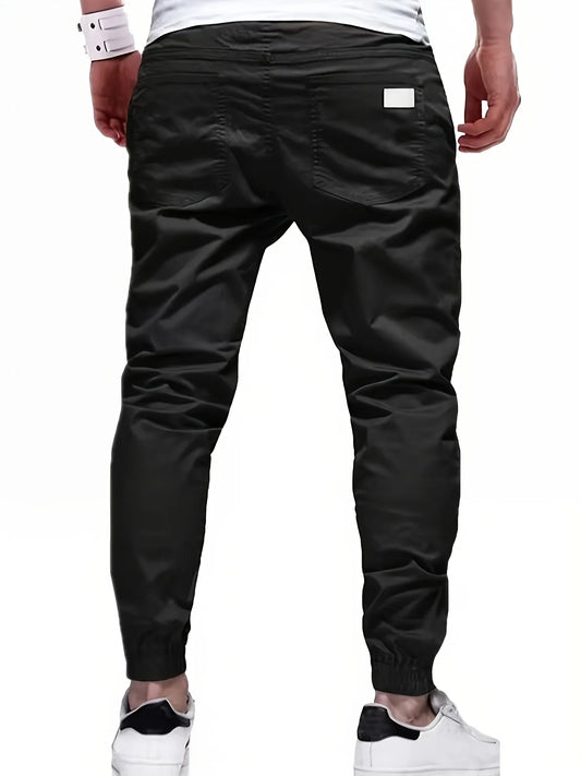 2025New Men's Casual Sports Pants Sweatpants Male Jogger Cargo Harem Pencil Pants Trousers Multi-pocket Sweatwear - MANDOTOS