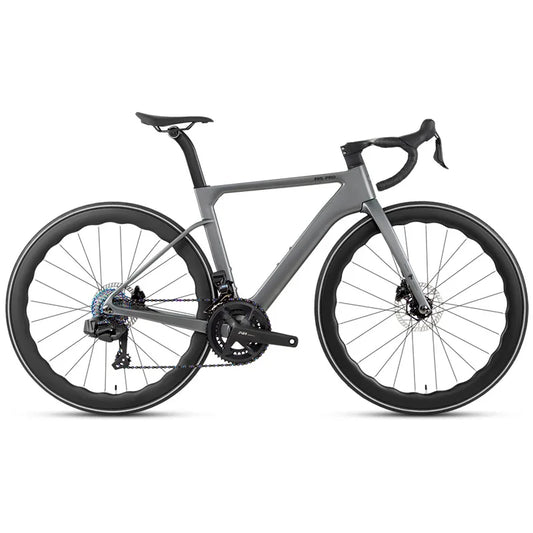 TWITTER 700X25C Carbon Road Bicycle Wireless Men's Hydraulic Disc Racing Bike With WheelTop EDS TX 24S Shifter 50mm Carbon Wheel