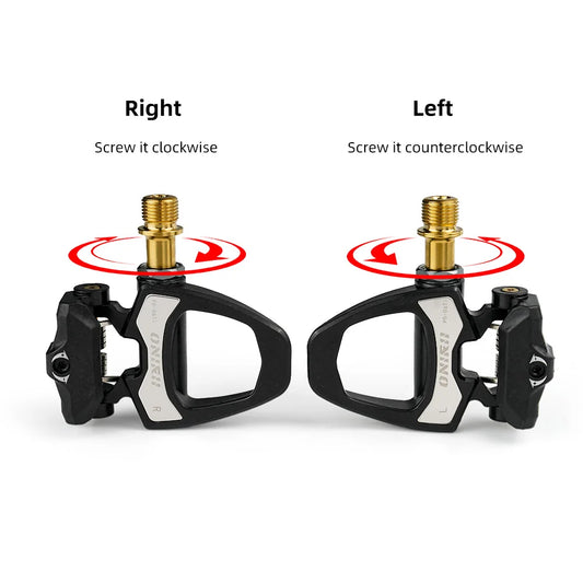 ONIRII PD-06 Road Bike Carbon Lock Pedals Bicycle SPD Self-Locking Steel/Titanium 6 Degree Pedal with Locking Plate for Road NEW