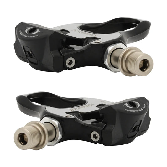 ZOYOSPORTS Road Bike Pedals Lightweight Clipless Bicycle Pedals with Cleats Set Compatible with SPD-SL System