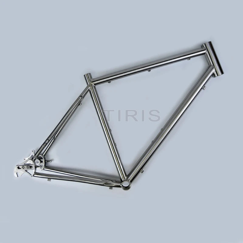 TIRIS-CRR8  Gravel Bike Frame, Sliding Dropout Gates, Belts Drive, Bicycle Framework, 700C 29 'Parts，Custom
