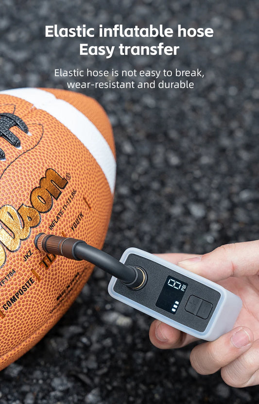 ROCKBROS Portable Mini Electric Bicycle Pump 120PSI Type-C Bike Tire Air Inflator Pump MTB Road AV FV Valve Cycling Pump - MANDOTOS