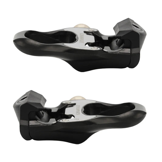 ZOYOSPORTS Road Bike Pedals Lightweight Clipless Bicycle Pedals with Cleats Set Compatible with SPD-SL System