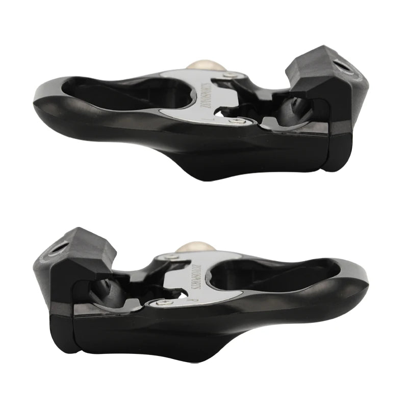ZOYOSPORTS Road Bike Pedals Lightweight Clipless Bicycle Pedals with Cleats Set Compatible with SPD-SL System