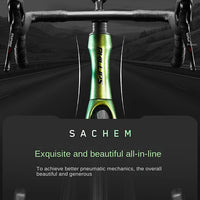 2025 New Ultra-Light Carbon Fiber Road Bike Fast Racing Bicycle with Hydraulic Disc Brakes 16/24-Speed Gear Shift Drop Handlebar