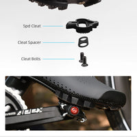 RYET MTB Bicycle Pedals SPD Clipless Mountain Bike Pedals Mountain Bicycle Dual Platform Footboard MTB Clipless Pedal Bike Parts