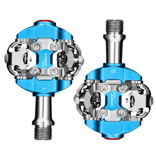 RYET MTB Bicycle Pedals SPD Clipless Mountain Bike Pedals Mountain Bicycle Dual Platform Footboard MTB Clipless Pedal Bike Parts