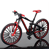 New 1:8 Mini Alloy Racing Bicycle Diecast Model Metal Mountain Bike Pocket Portable Simulation Collection Gift Toy For Childrens