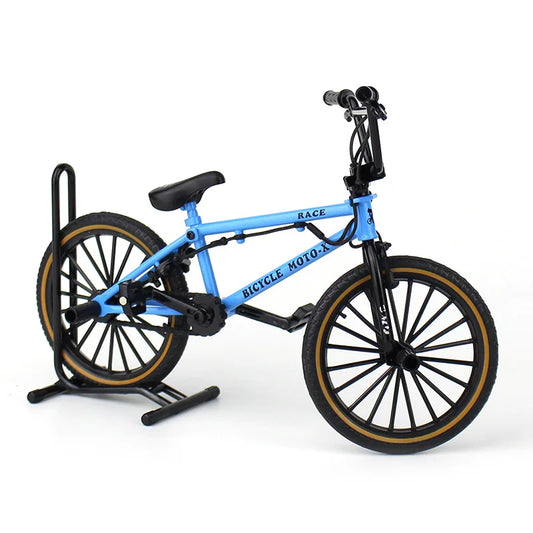 New 1:8 Mini Alloy Racing Bicycle Diecast Model Metal Mountain Bike Pocket Portable Simulation Collection Gift Toy For Childrens