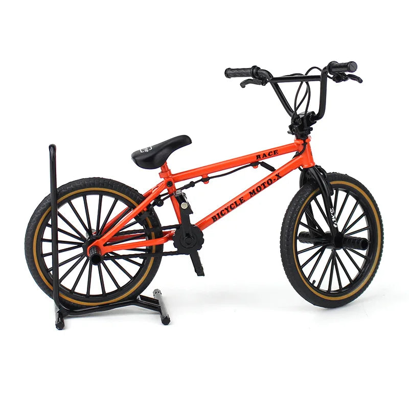 New 1:8 Mini Alloy Racing Bicycle Diecast Model Metal Mountain Bike Pocket Portable Simulation Collection Gift Toy For Childrens