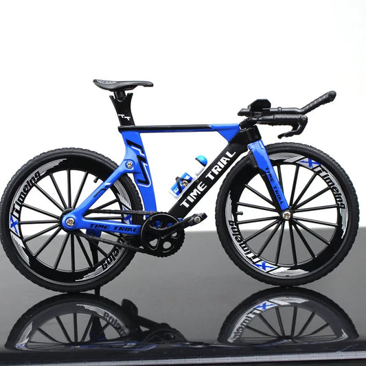 Creative Alloy Bicycle Model Ornament Mini Metal Bike Toy Collectible