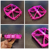 2025 New Bike Pedals  MTB Mountain Road Flat Non-slip CNC 3 Sealed Bearings Green Bicycle Pedals Route Cycling Accessories