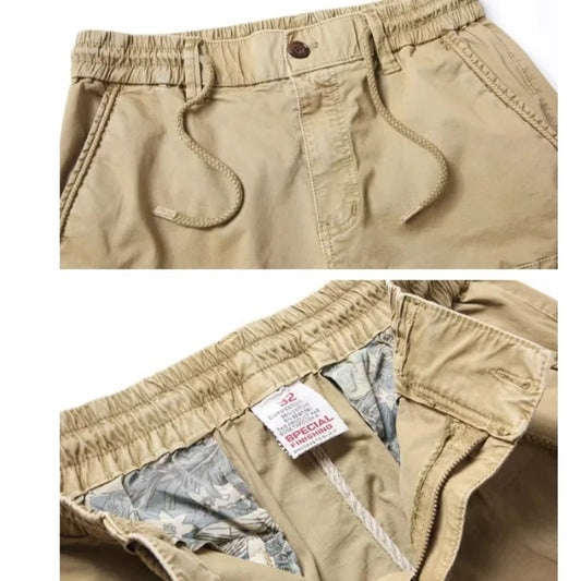 Cargo Pants Men Jogging Casual Pants Cotton Full Length Tactical Military Pants Trousers - MANDOTOS