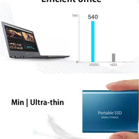 1.8" disco duro externo USB 3.0 Type C ssd external hard drive 500GB 1TB 2TB for laptops Desktop - MANDOTOS