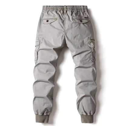 Cargo Pants Men Jogging Casual Pants Cotton Full Length Tactical Military Pants Trousers - MANDOTOS