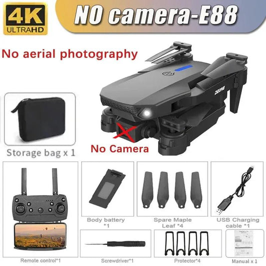 E99 Pro Drone Quadcopter Remote Control Handle Four Axis Aircraft HD 6K Photography UAV Altitude Fixation Helicopter Toys - MANDOTOS