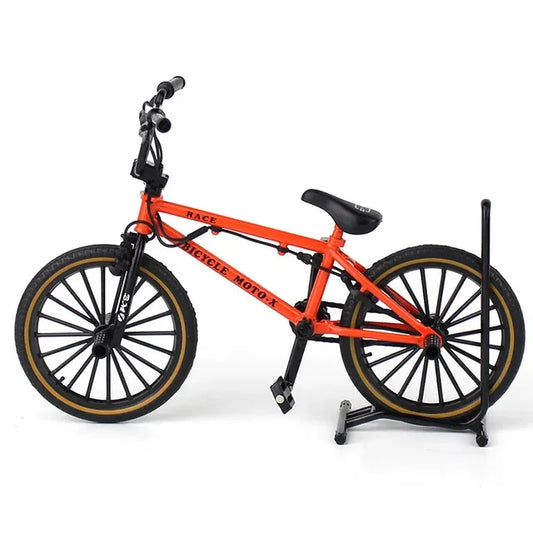 New 1:8 Mini Alloy Racing Bicycle Diecast Model Metal Mountain Bike Pocket Portable Simulation Collection Gift Toy For Childrens