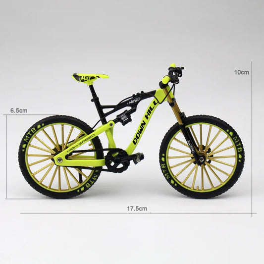 Creative Alloy Bicycle Model Ornament Mini Metal Bike Toy Collectible