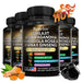 Shilajit Resin Himalaya Capsules - 15250 mg - Combination of Ashwagandha, Ginseng, Cordyceps, Ginkgo, Turmeric - MANDOTOS
