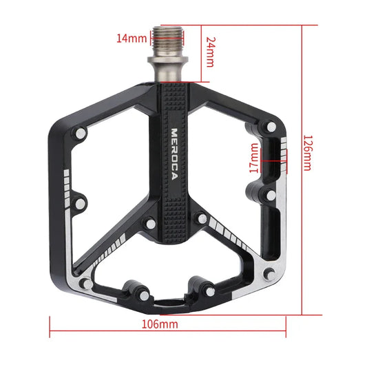Ultralight Bicycle Colorful Pedals Sealed Bearing Aluminium Alloy Cycling Non-slip Mountain Bike Road Bike Pedals Accessories