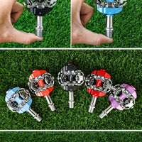 RYET MTB Bicycle Pedals SPD Clipless Mountain Bike Pedals Mountain Bicycle Dual Platform Footboard MTB Clipless Pedal Bike Parts