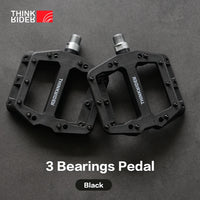 ThinkRider Flat Bike Pedals MTB Road 3 Sealed Bearings Bicycle Pedals Mountain Pedals Wide Platform Bicicleta Accessories