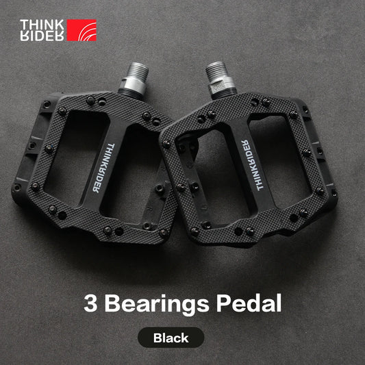 ThinkRider Flat Bike Pedals MTB Road 3 Sealed Bearings Bicycle Pedals Mountain Pedals Wide Platform Bicicleta Accessories