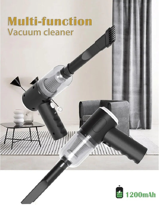 9000Pa Wireless Car Vacuum Cleaner USB Charging 1200mAh Portable Cleaning Appliance Mini Wet and Dry Vacuum Cleaner Household - MANDOTOS