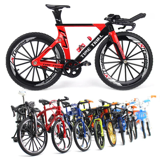 Creative Alloy Bicycle Model Ornament Mini Metal Bike Toy Collectible
