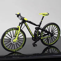 New 1:8 Mini Alloy Racing Bicycle Diecast Model Metal Mountain Bike Pocket Portable Simulation Collection Gift Toy For Childrens