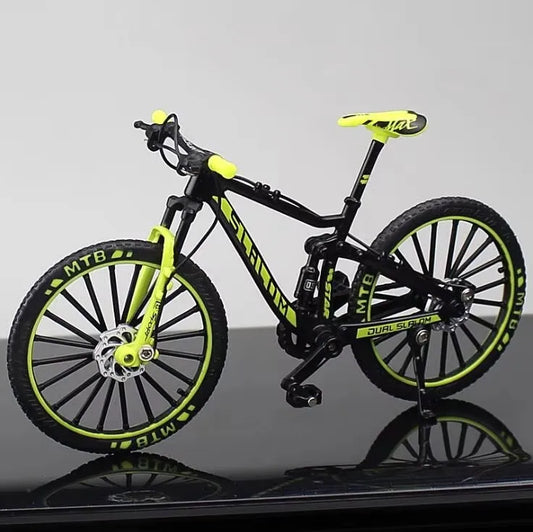 New 1:8 Mini Alloy Racing Bicycle Diecast Model Metal Mountain Bike Pocket Portable Simulation Collection Gift Toy For Childrens
