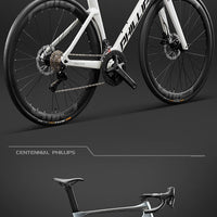 2025 New Ultra-Light Carbon Fiber Road Bike Fast Racing Bicycle with Hydraulic Disc Brakes 16/24-Speed Gear Shift Drop Handlebar