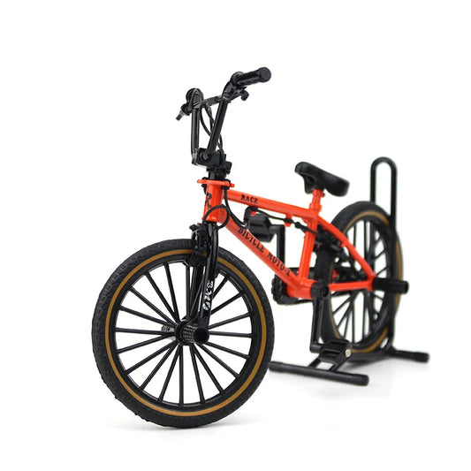 New 1:8 Mini Alloy Racing Bicycle Diecast Model Metal Mountain Bike Pocket Portable Simulation Collection Gift Toy For Childrens