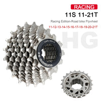 Sunshine Racing Bike Freewheel 10 11 Speed Velocidade 11-21T Bicycle Cassette Sprocket Road Bikes Ratchet