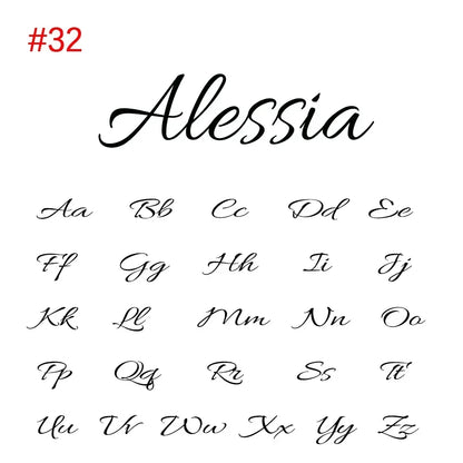 Custom Name Bangle for Women Stainless Steel Personalized Letter Adjustable Big Bangle Jewelry Girlfriend Gift Pulseira Feminina - MANDOTOS